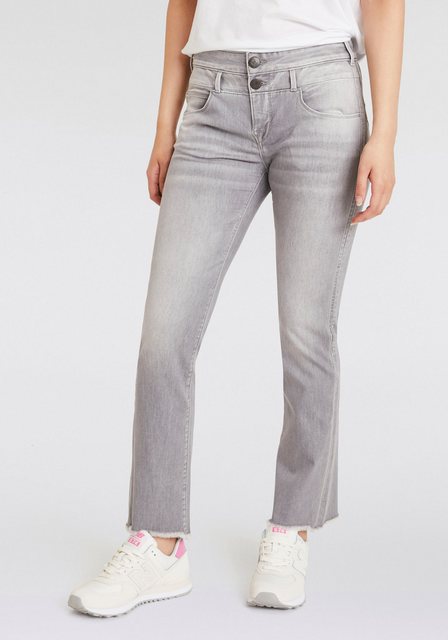 Bild von Herrlicher Bootcut-Jeans »Baby Cropped Recycled Denim Grey«