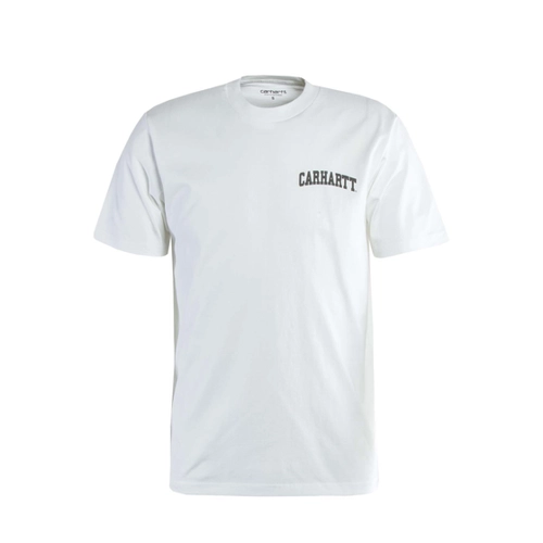 Bild von Carhartt WIP S/S University Script T-Shirt - Weiß / Schwarz