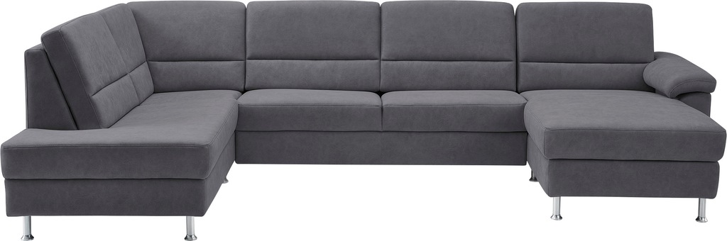 Bild von CALIZZA INTERIORS Wohnlandschaft "Onyx U-Form", (3 St.), wahlweise mit Bettfunktion und Bettkasten
