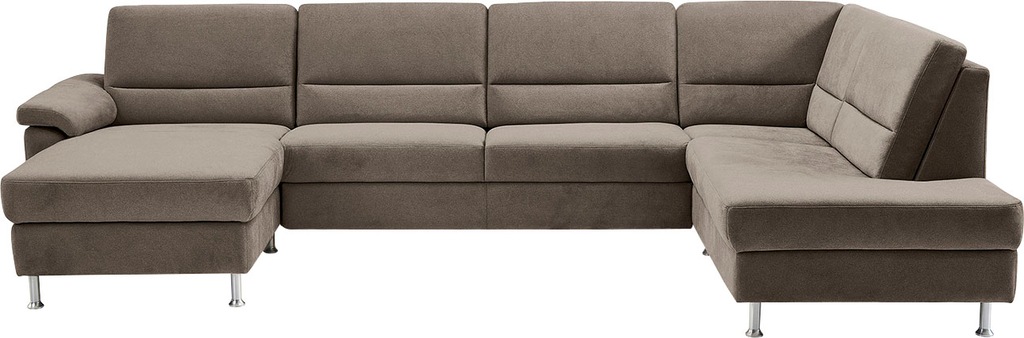 Bild von CALIZZA INTERIORS Wohnlandschaft "Onyx U-Form", (3 St.), wahlweise mit Bettfunktion und Bettkasten