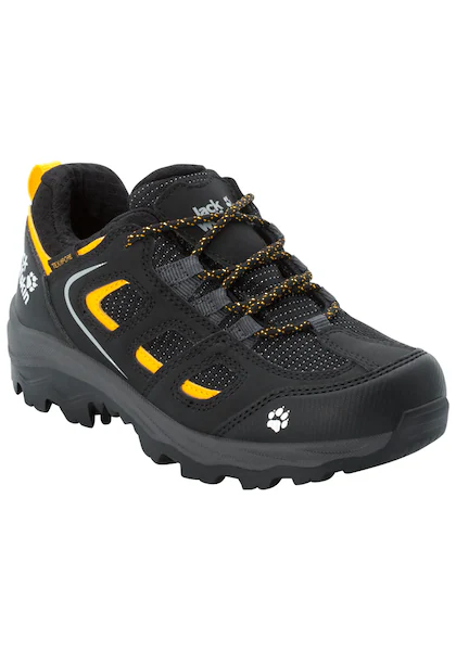 Bild von Jack Wolfskin Vojo Texapore Low Kids Wasserdichte Wanderschuhe Kinder 30 miscellaneous,black,yellow Black / Burly Yellow