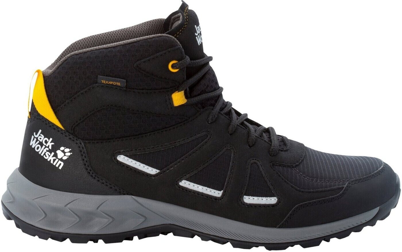 Bild von Jack Wolfskin Woodland 2 Texapore Mid (4051261) black/burly yellow XT