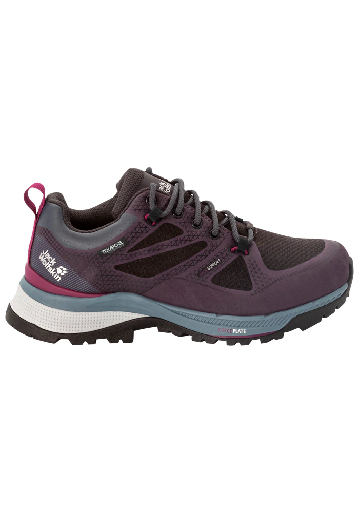 Bild von Jack Wolfskin Force Striker Texapore Low Women Wasserdichte Wanderschuhe Damen 37.5 purple / grey purple / grey