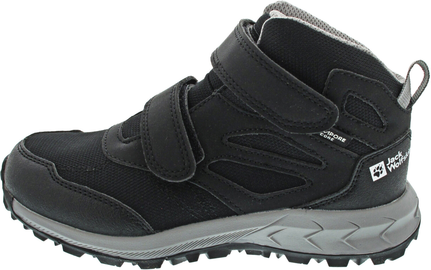 Bild von Jack Wolfskin Woodland Texapore Mid VC Kids Wasserdichte Wanderschuhe Kinder 29 black / grey Black / Grey