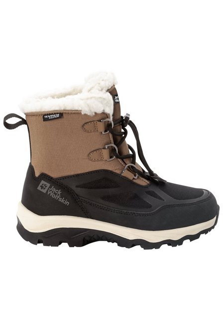 Bild von Jack Wolfskin Vojo Shell Extended Version Texapore Mid Kids Wasserdichte Winterstiefel Kinder 38 brown / black Brown / Black