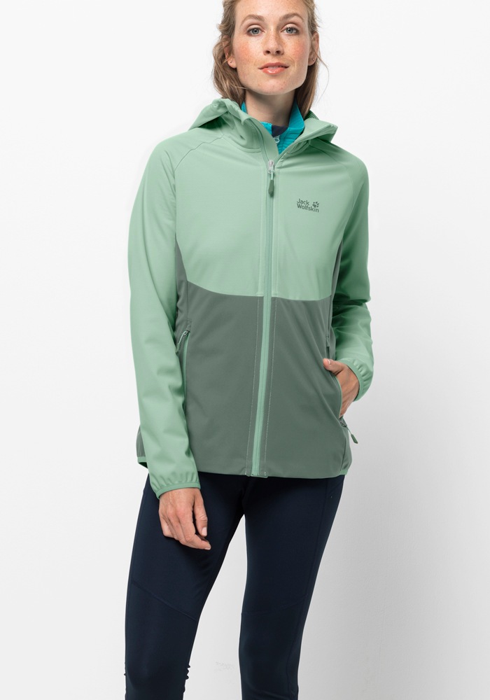Bild von Jack Wolfskin Softshelljacke "GO HIKE SOFTSHELL W", mit Kapuze