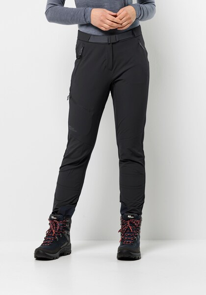 Bild von Jack Wolfskin Ziegspitz Pants Women Trekking-Softshellhose Damen 42 black black