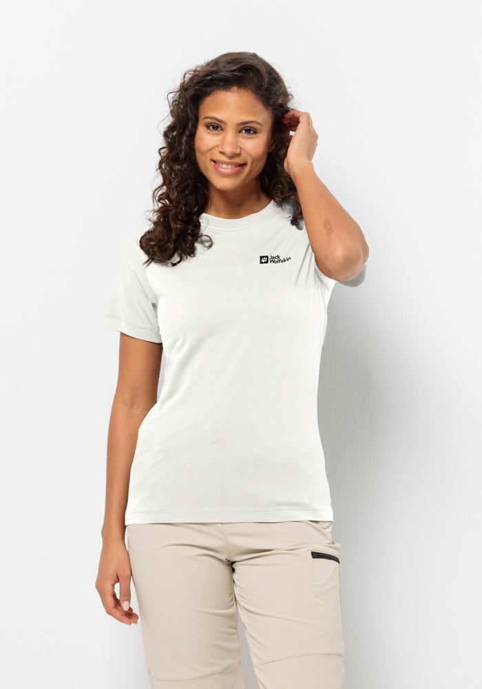 Bild von Jack Wolfskin Essential T-Shirt Women T-Shirt aus Bio-Baumwolle Damen S white White