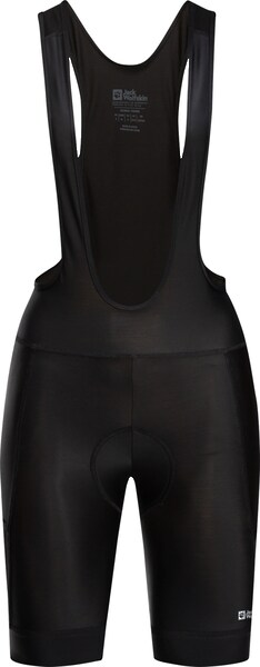 Bild von Jack Wolfskin Morobbia BIB Shorts Women Fahrradshorts mit Trägern Damen L black black