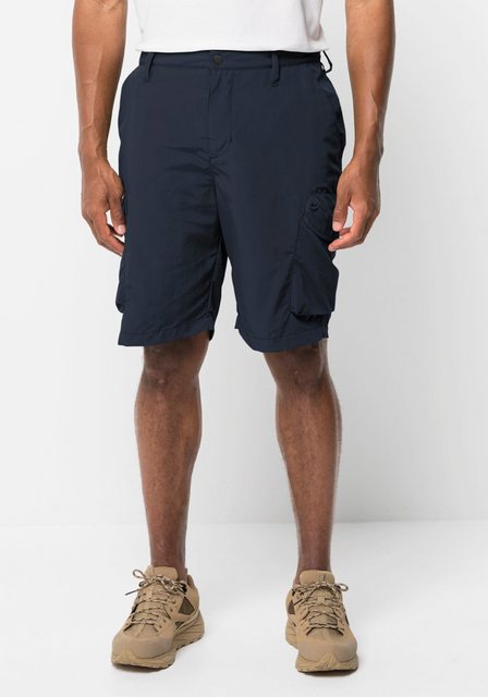 Bild von Jack Wolfskin Campfire Cargohose, atmungsaktiv, schnelltrocknend, für Herren, blau, 52