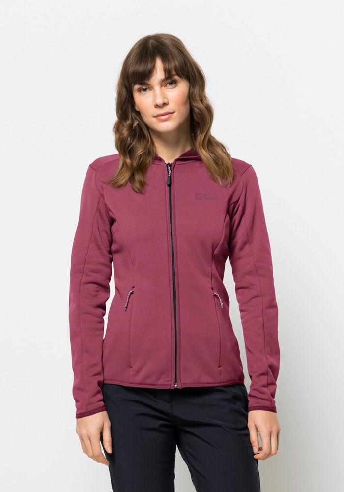 Bild von Jack Wolfskin Fleecejacke "BAISELBERG HOODED FZ W", mit Kapuze