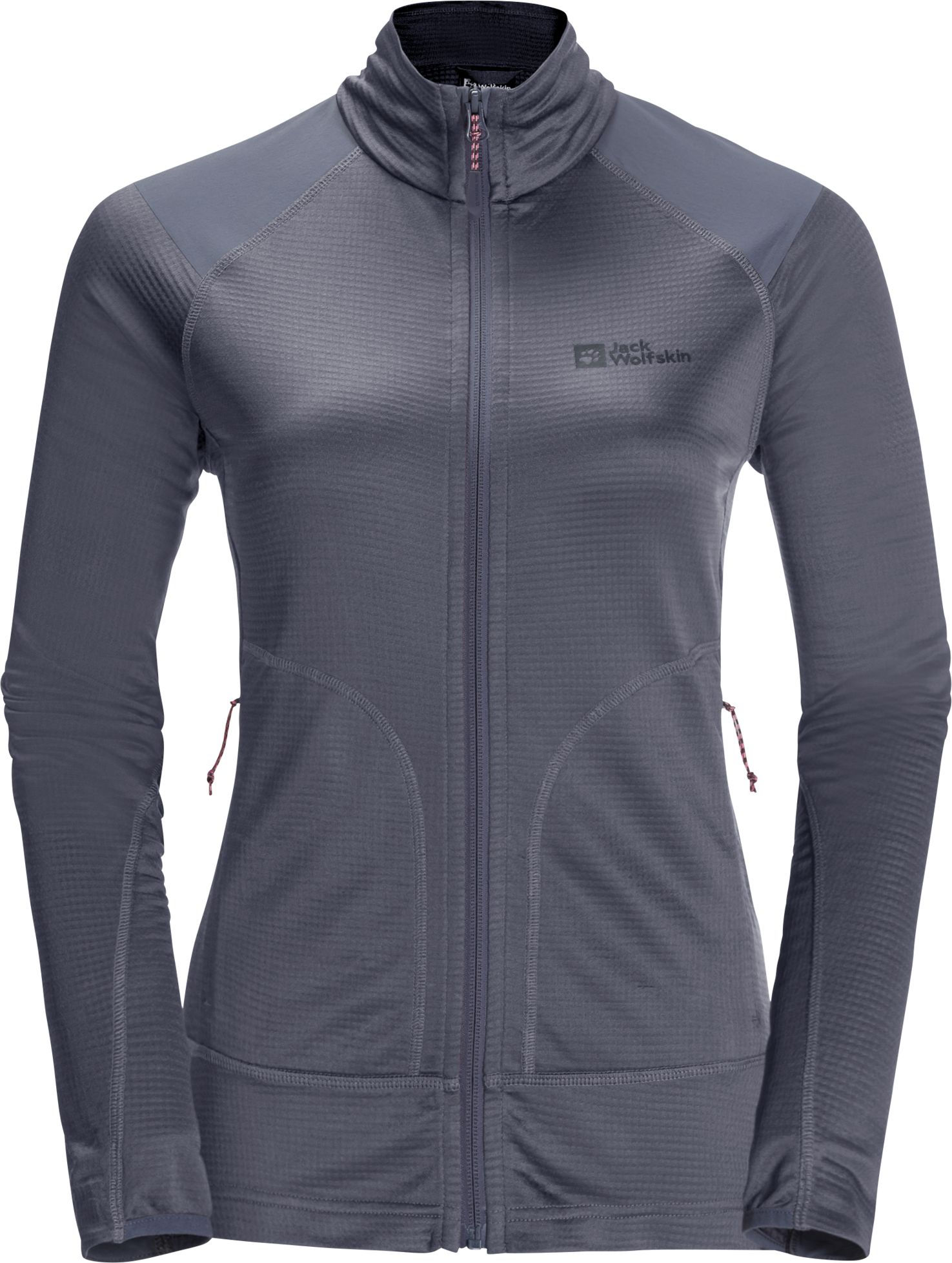 Bild von Jack Wolfskin Damen Kammweg Fleecejacke, Dolphin, M