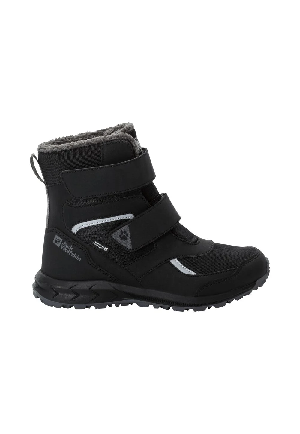 Bild von Jack Wolfskin Woodland WT Texapore High VC Kids Wasserdichte Winterstiefel Kinder 33 black black