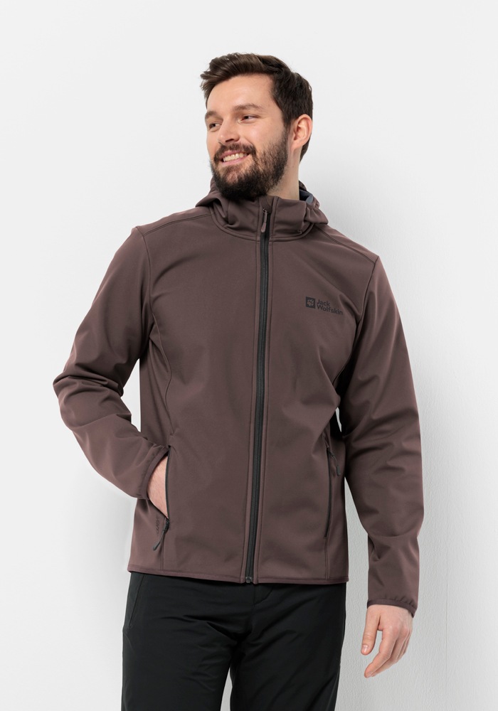 Bild von Jack Wolfskin Bornberg Hoody Men Softshelljacke Herren M red earth red earth