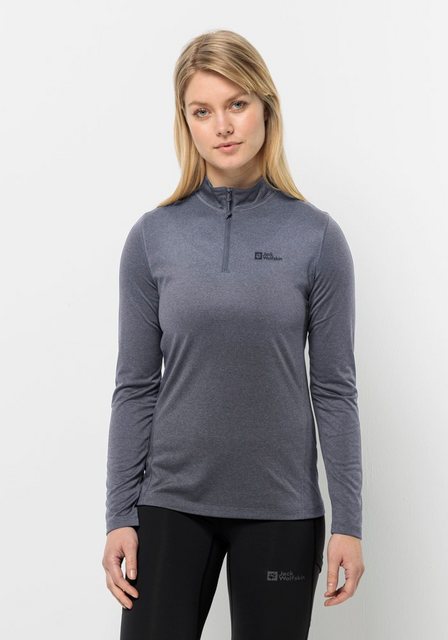 Bild von Jack Wolfskin SKY Thermal HZ Women Langarm Funktionsshirt Damen S grey dolphin