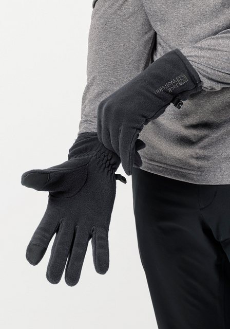 Bild von Jack Wolfskin - Real Stuff Glove - Handschuhe Gr L schwarz/grau