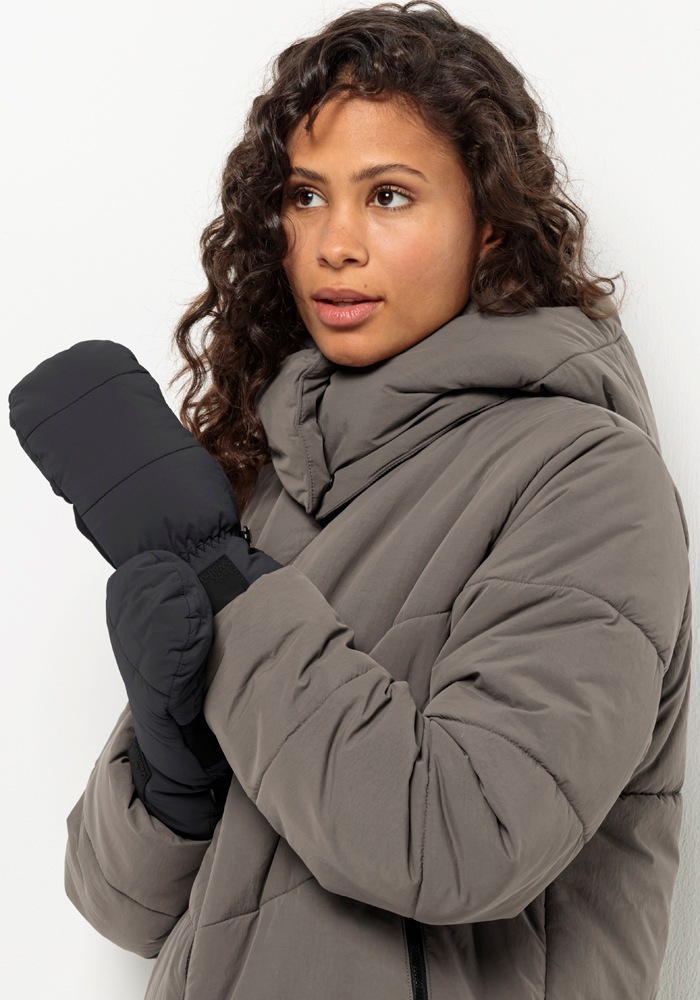 Bild von Jack Wolfskin Roemertor Mitten Fäustlinge L grey,black Phantom