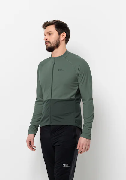 Bild von Jack Wolfskin Morobbia FZ L/S Men Fahrrad-Funktionsjacke Herren M green Hedge Green
