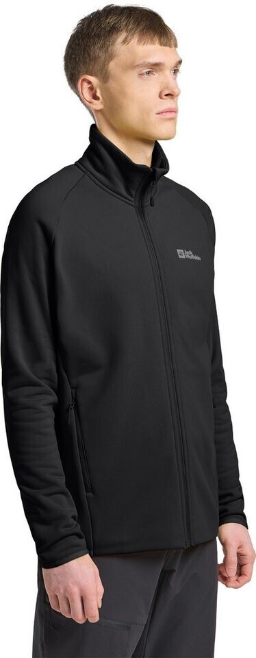 Bild von Jack Wolfskin Fleecejacke "Baiselberg", Stehkragen, für Herren, schwarz, 3XL