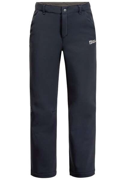 Bild von Jack Wolfskin Fourwinds Pants Kids Softshellhose Kinder 128 blau night blue