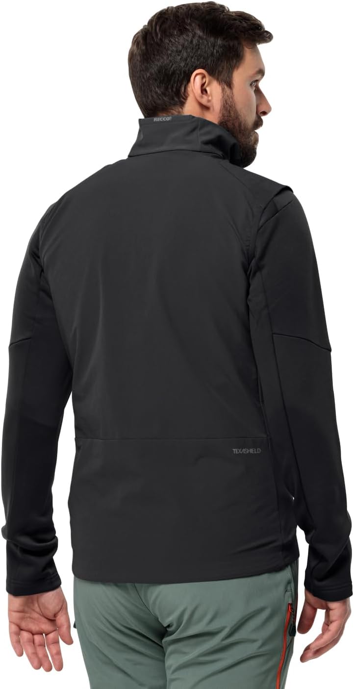 Bild von Jack Wolfskin Alpspitze Vest Men Softshellweste mit RECCO® Ortungssystem Herren M grey,black Phantom