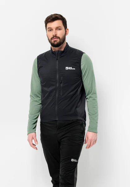 Bild von Jack Wolfskin Morobbia Alpha Vest Men Hochatmungsaktive Fahrradweste Herren S black black