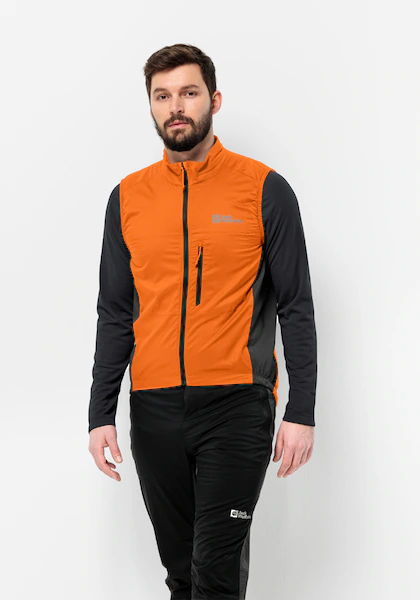 Bild von Jack Wolfskin Morobbia Alpha Vest Men Hochatmungsaktive Fahrradweste Herren XXL orange blood orange