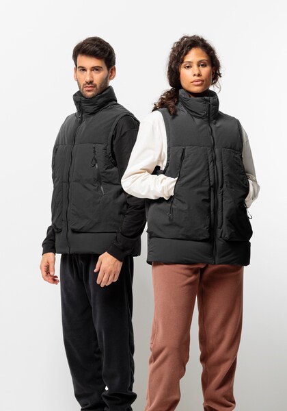 Bild von Jack Wolfskin Dellbrueck Vest Daunenweste M black granite black
