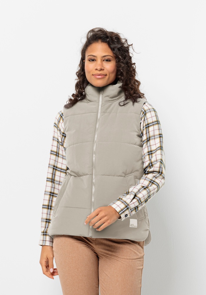 Bild von Jack Wolfskin White Frost Vest Women Outdoor-Weste Damen L grey Dusty Grey
