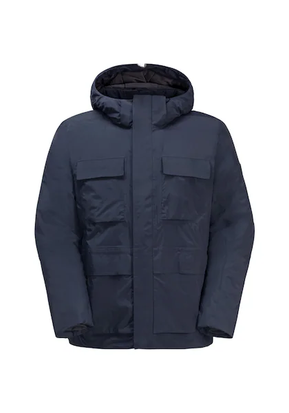 Bild von Jack Wolfskin Textor Utility Jacket Men Wasserdichte Winterjacke Herren M blue night blue