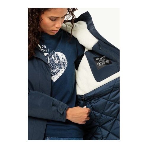 Bild von Jack Wolfskin Talforst Parka Women Wasserdichter Wintermantel Damen L blau night blue