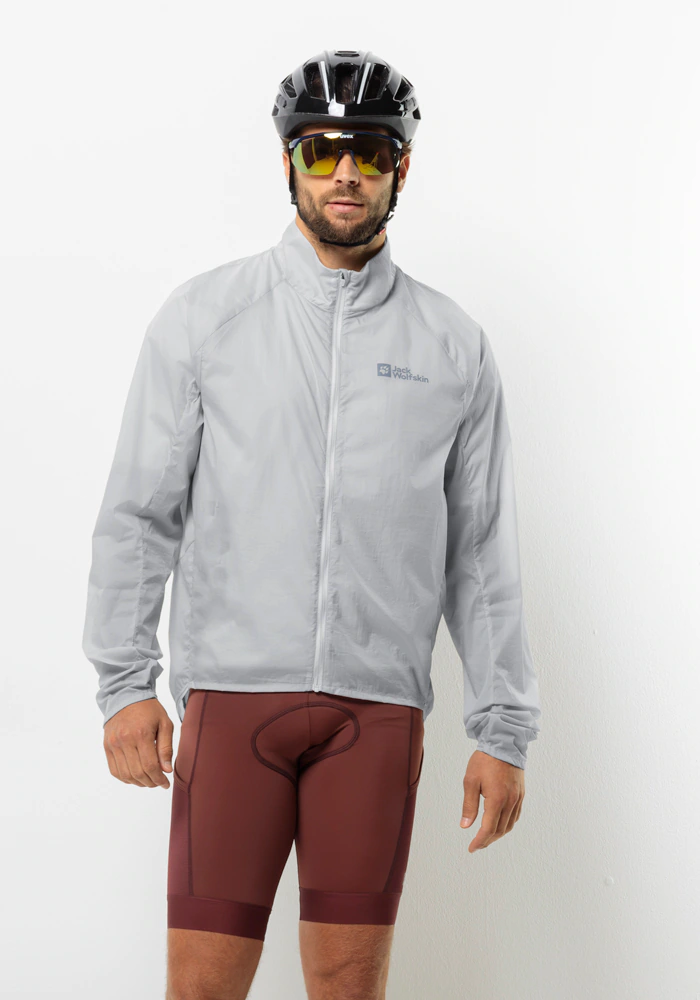 Bild von Jack Wolfskin Gravex Wind Jacket Men Windjacke Herren oder winddichte Fahrradjacke L grey Cool Grey