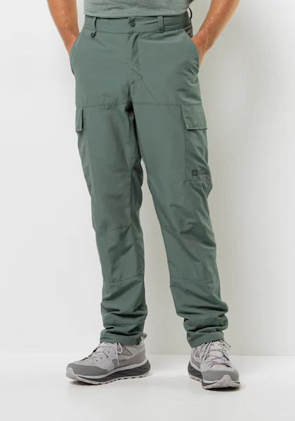 Bild von Jack Wolfskin Barrier Pant Men Wanderhose mit Mückenschutz Herren 48 green Hedge Green