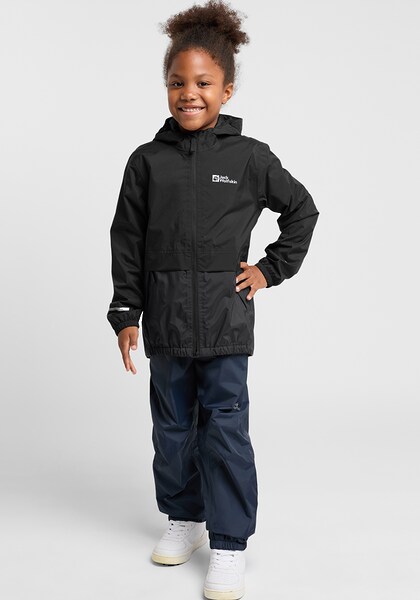 Bild von Jack Wolfskin Rainy Days 2L Jacket Kids Regenjacke Kinder 152 black granite black
