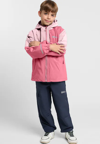 Bild von Jack Wolfskin Actamic 2L Jacket Kids Regenjacke Kinder 152 pink soft pink