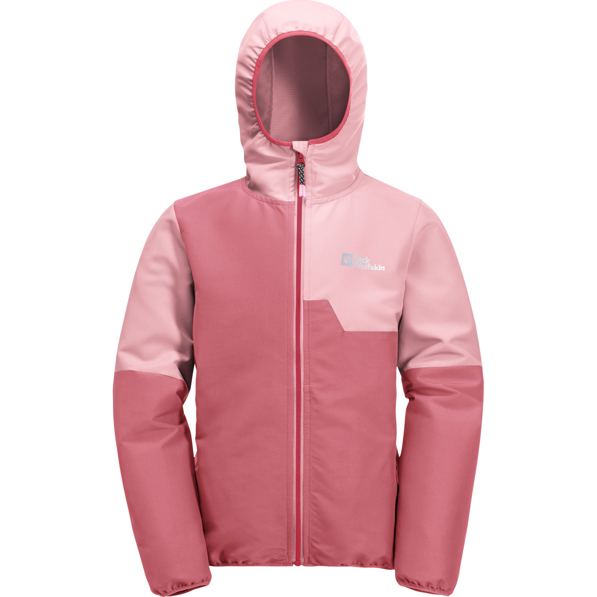 Bild von Jack Wolfskin Turbulence Hooded Jacket Kids Softshelljacke Kinder 152 pink soft pink