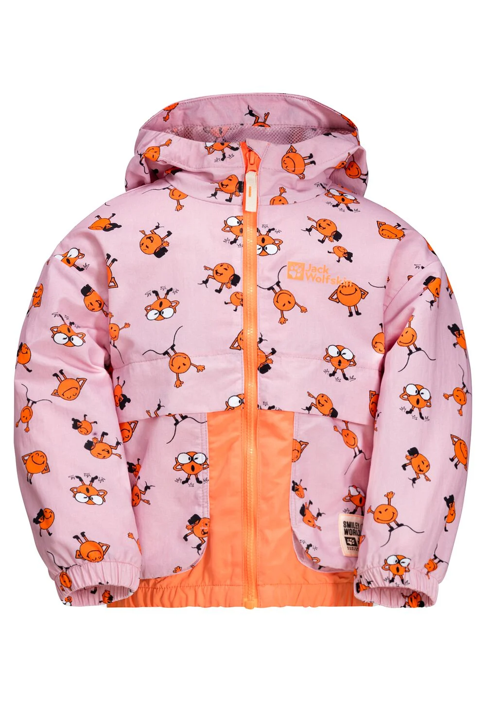 Bild von Jack Wolfskin Smileyworld AOP Jacket Kids Regenjacke Kinder 92 miscellaneous Icon Water Lily
