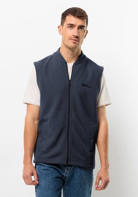 Bild von Jack Wolfskin Light Curl Vest Men Fleeceweste Herren S blue night blue