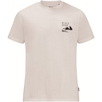 Bild von Jack Wolfskin Discover T-Shirt Men Herren T-shirt aus Bio-Baumwolle M sea shell Sea Shell