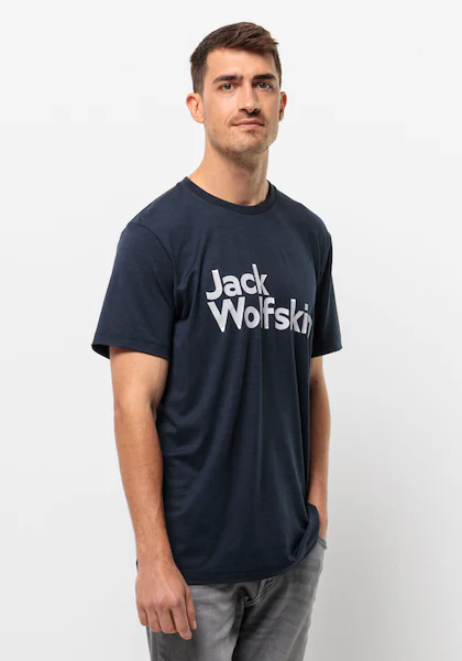 Bild von Jack Wolfskin Brand T-Shirt Men Funktionsshirt Herren XXL blau night blue