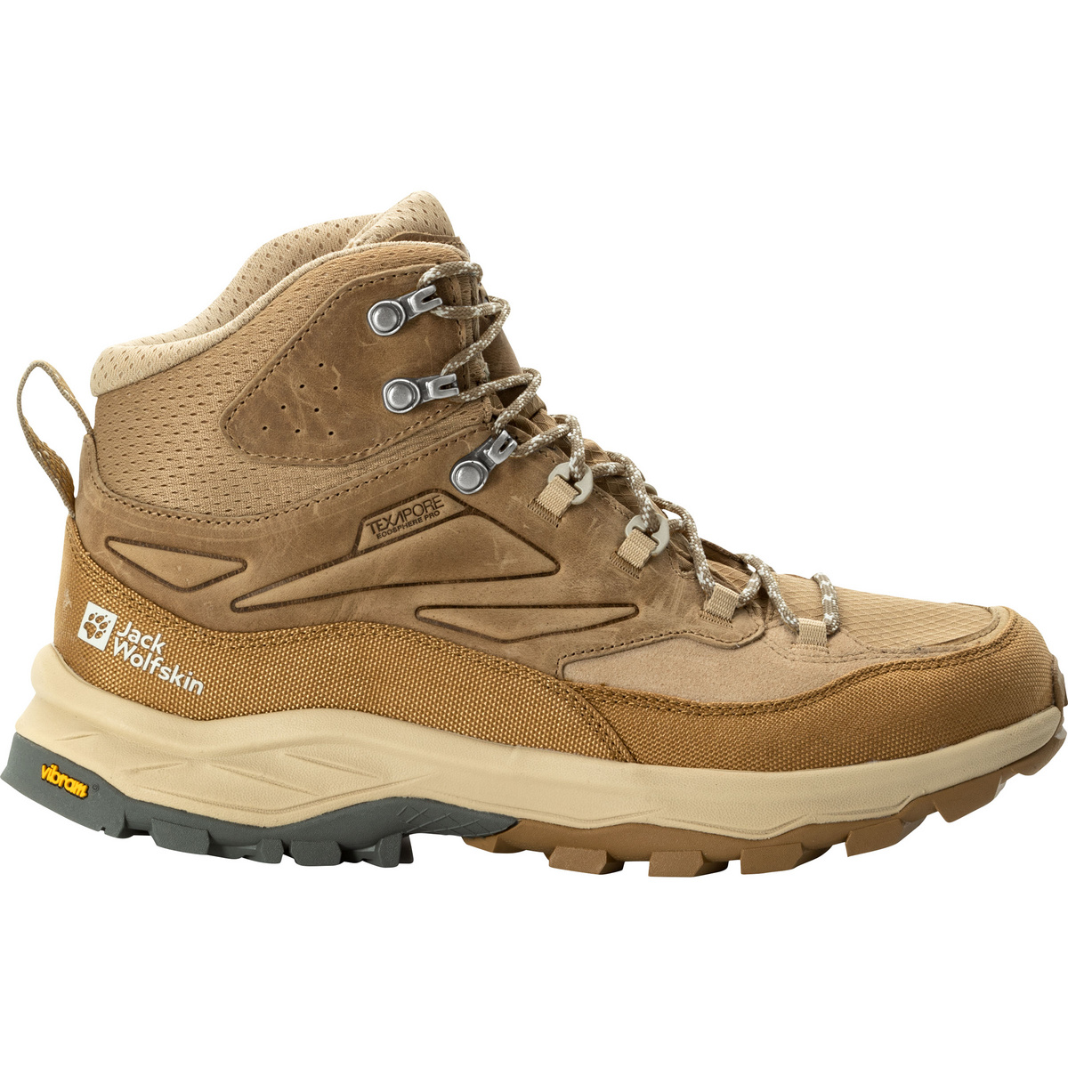 Bild von Jack Wolfskin Cyrox Texapore Mid Men Wasserdichte Wanderschuhe Herren 45 brown Dunelands