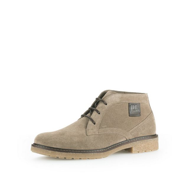 Bild von Pius Gabor Herren Boots, Männer Stiefeletten,zertifiziertes Leder,Wechselfußbett,schnürboots,übergangsschuhe,Stiefel,lt.Brown,43 EU / 9 UK