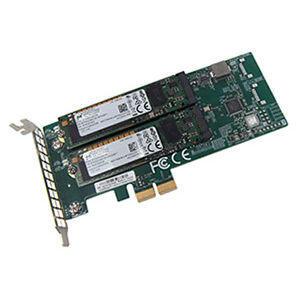 Bild von Fujitsu PDUAL CP300 - Laufwerksschachtadapter - Erweiterungsschlitz auf 2 x M.2 - M.2 Card (PCIe NVMe & SATA) - PCIe - für PRIMERGY RX2530 M7 (PY-DMCP35)