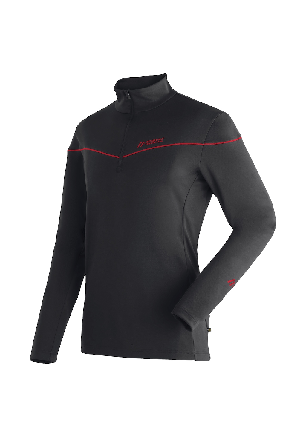Bild von Maier Sports Fleecepullover "Nago Rec", Herren Midlayer, elastisches und pflegeleichtes Half-Zip Fleece