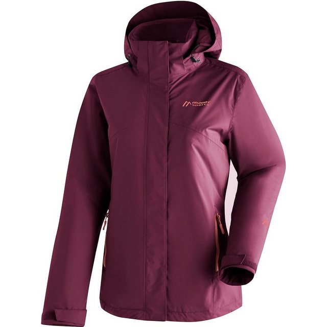 Bild von Maier Sports Outdoorjacke "Metor Therm Rec W", Damen Wanderjacke, atmungsaktiv und wasserdicht, wattierte Regenjacke mit Kapuze