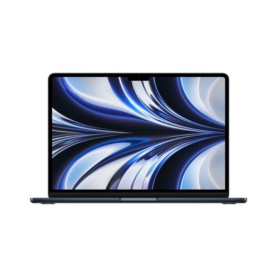 Bild von Apple MacBook Air 13,6" M2 Chip CZ160-1000000 Mitternacht Apple M2 Chip 8-Core CPU 10-Core GPU 8GB RAM 256GB SSD 30W