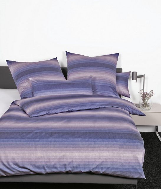 Bild von Janine Design Interlock-Jersey Bettwäsche-Garnitur CARMEN S 55075 kreidelila-05 135x200+80x80 cm