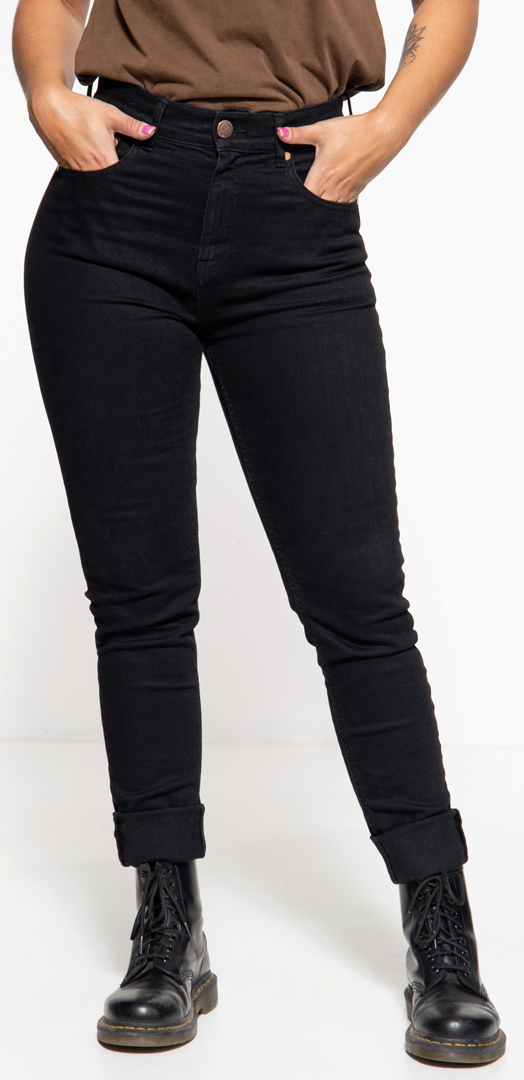 Bild von Queen Kerosin Betty Damen Jeans, schwarz, Größe 26