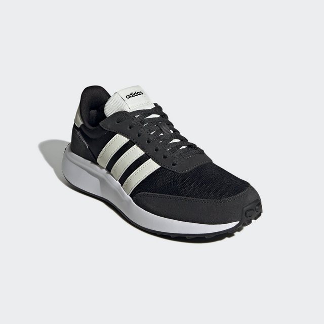 Bild von adidas Run 70s Sneaker, Leder, dämpfend, für Damen, schwarz, 38