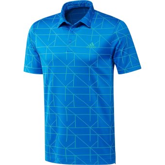Bild von adidas Golf Herren Polo Lines Jaq blau/türkis